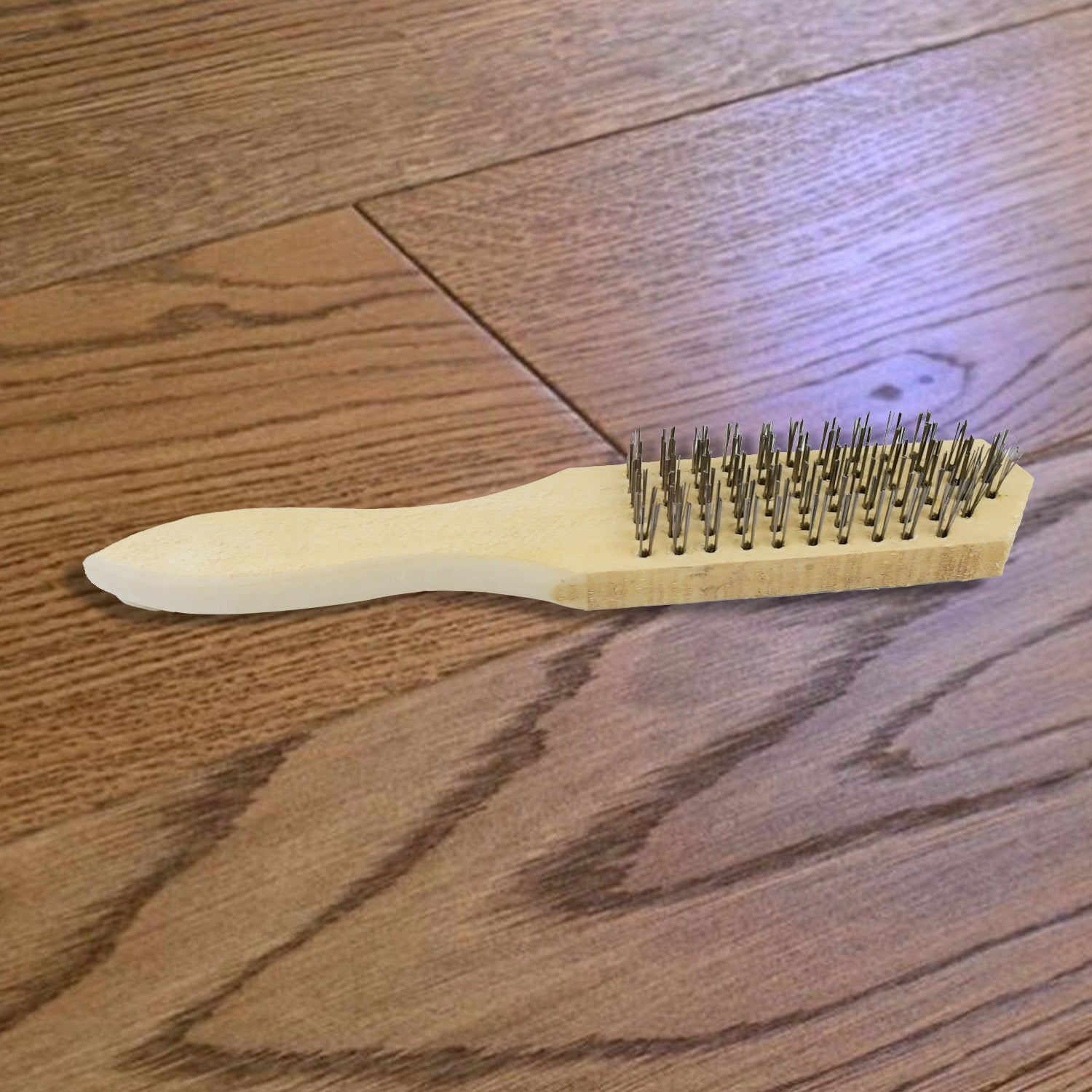 Wooden Handle Steel Wire Brush (1 Pc) - Shivani Jaswal Wooden Handle Steel Wire Brush (1 Pc)