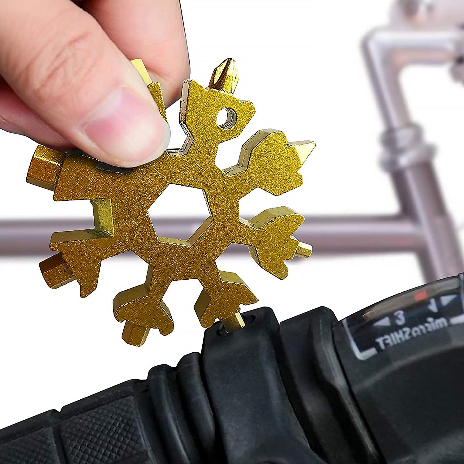 18-in-1 Snowflake Multi-Tool – Portable Bottle Opener, Screwdriver & Wrench - Shivani Jaswal 18-in-1 Snowflake Multi-Tool – Portable Bottle Opener, Screwdriver & Wrench