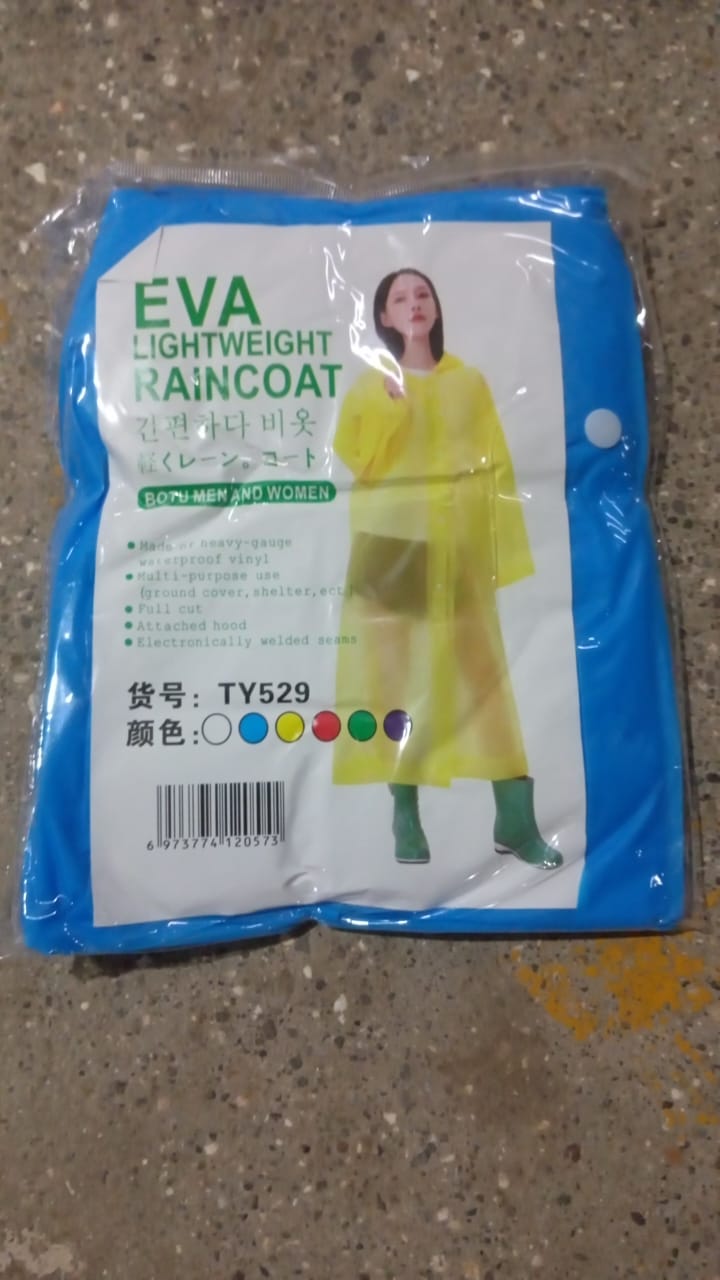 Eva Portable Rain Coat, Waterproof Raincoat (1pc) - Shivani Jaswal Eva Portable Rain Coat, Waterproof Raincoat (1pc)
