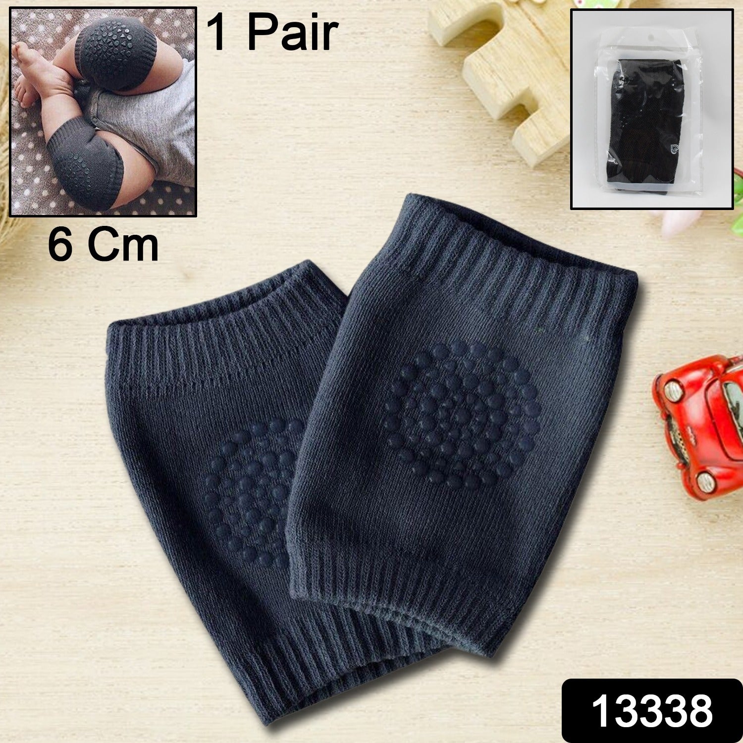 1 Pairs Baby Knee Pads for Crawling (1 Pair / 6 Cm) - Shivani Jaswal 1 Pairs Baby Knee Pads for Crawling (1 Pair / 6 Cm)