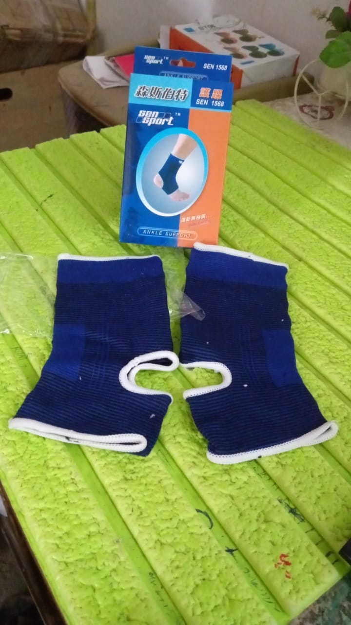Adjustable Ankle Support Brace Cap Wrap Pad (1 Pair) - Shivani Jaswal Adjustable Ankle Support Brace Cap Wrap Pad (1 Pair)