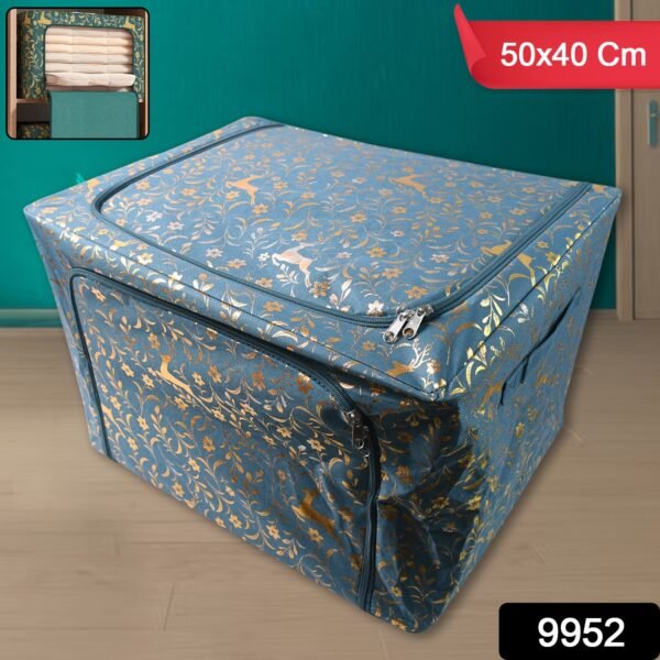 Zippered Closet Storage Box with Lid, With Window (50Ã—40 Cm / 1 Pc)