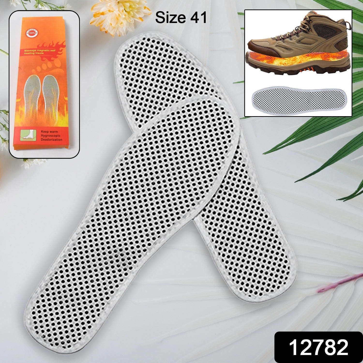 Self-Heating Magnetic Insoles for Men & Women – Warm Tourmaline Shoe Inserts (1 Pair) - Shivani Jaswal Self-Heating Magnetic Insoles for Men & Women – Warm Tourmaline Shoe Inserts (1 Pair)