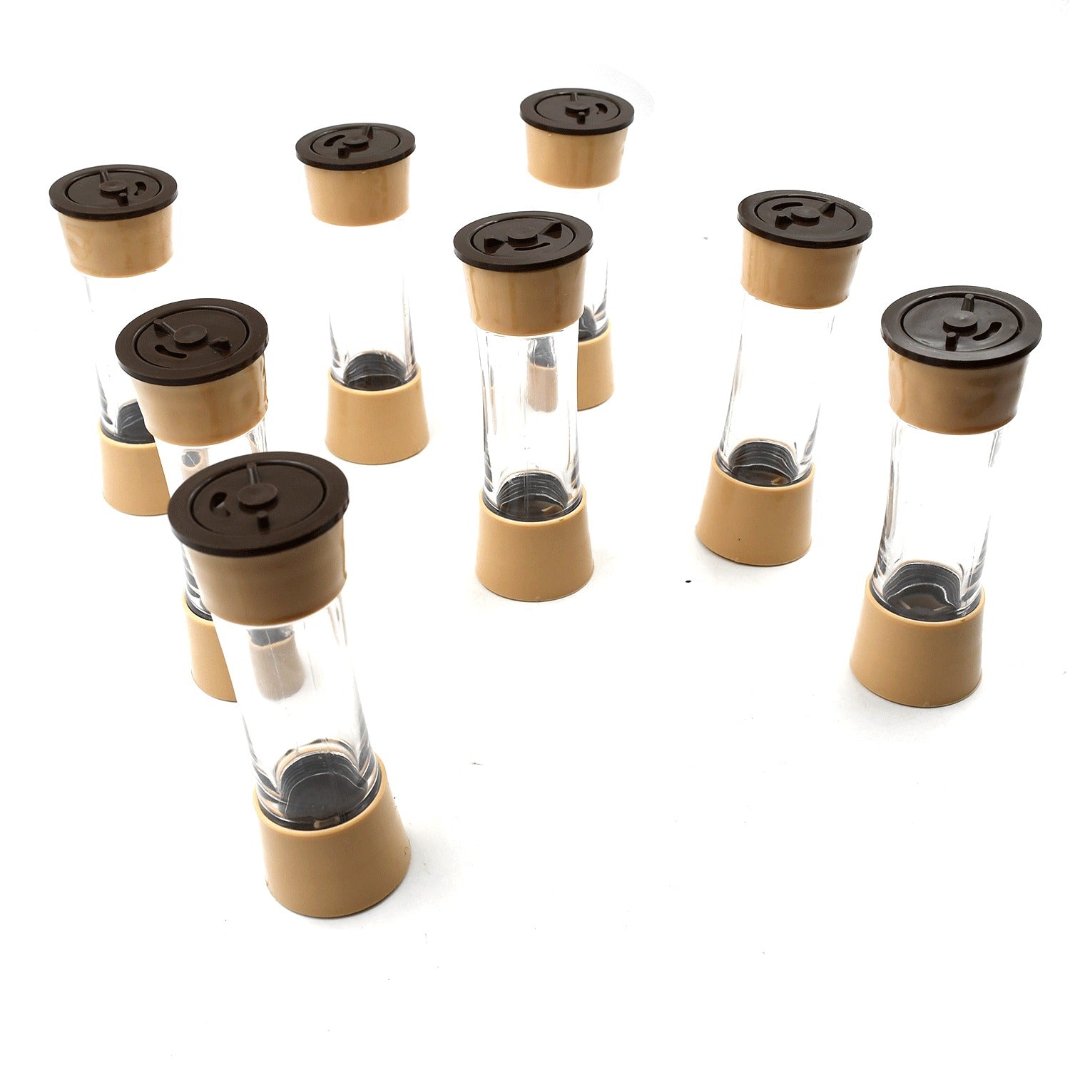 Revolving Spice Rack, 8 Spice jars with 120 ml, Condiment Set - Shivani Jaswal Revolving Spice Rack, 8 Spice jars with 120 ml, Condiment Set