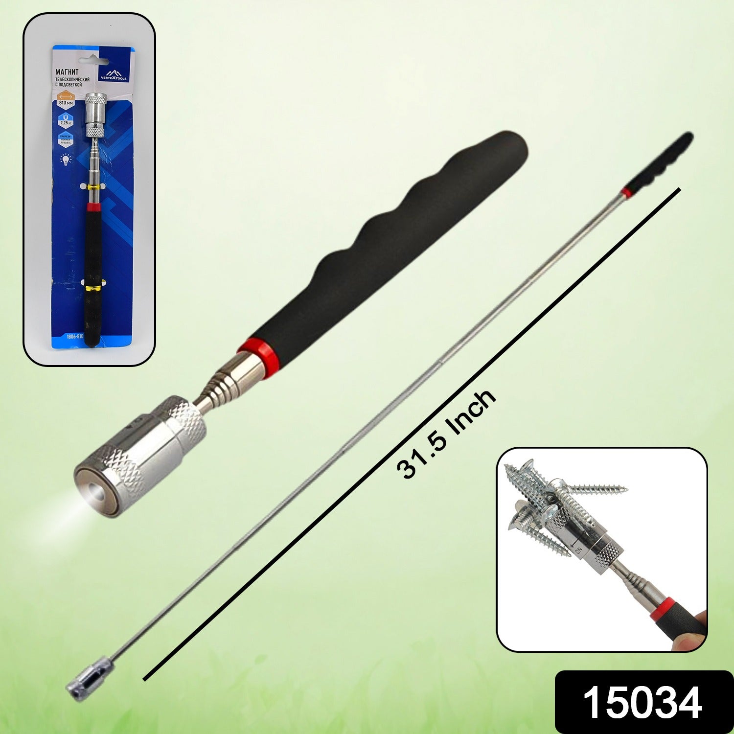 1 Pc Telescopic Pick up Tool Magnetic Mini LED Magnet Tool - Shivani Jaswal 1 Pc Telescopic Pick up Tool Magnetic Mini LED Magnet Tool