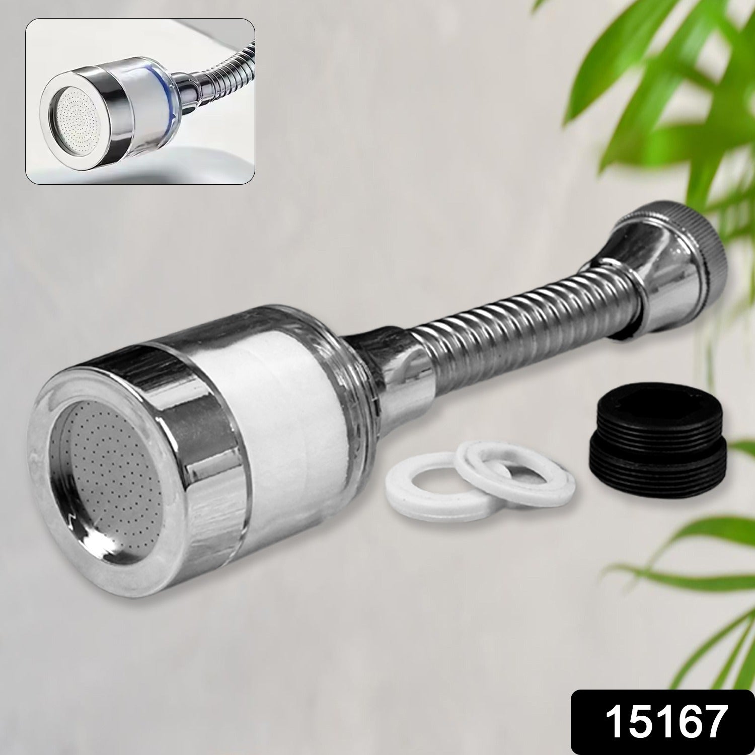 Plastic Water-Saving Sprinkler, Faucet Aerator (6.5 Inch) - Shivani Jaswal Plastic Water-Saving Sprinkler, Faucet Aerator (6.5 Inch)