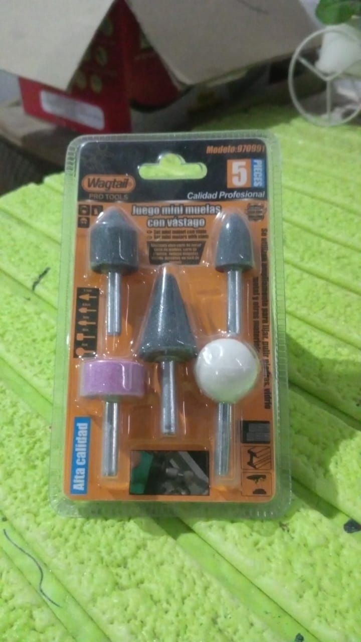 Abrasive Mounted Stone Grinding Wheel Head Grinding Burr Wheel Rotary Tools Set 5 Pcs - Shivani Jaswal Abrasive Mounted Stone Grinding Wheel Head Grinding Burr Wheel Rotary Tools Set 5 Pcs