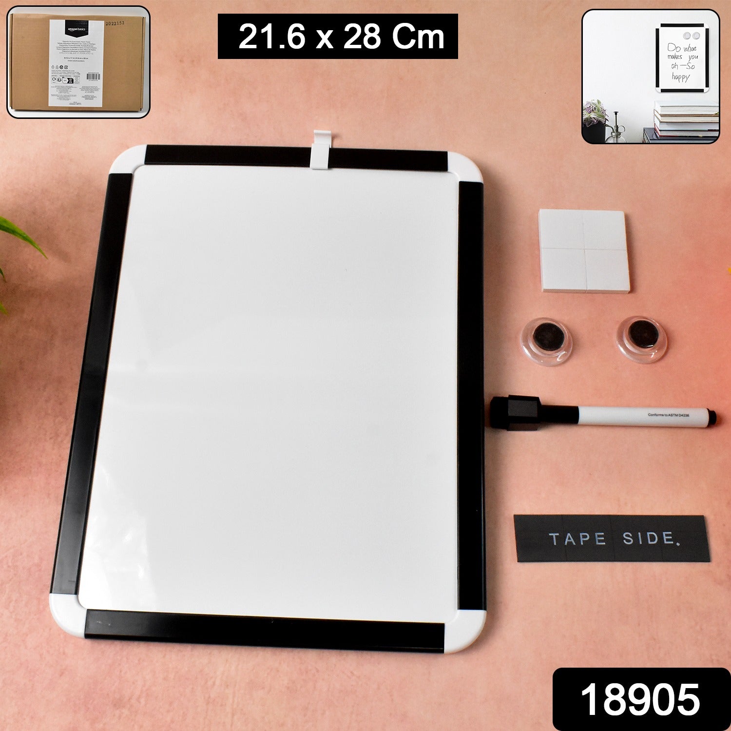 Magnetic White Board, Small Dry-Erase Board (21.6×28 Cm / 1 Set) - Shivani Jaswal Magnetic White Board, Small Dry-Erase Board (21.6×28 Cm / 1 Set)