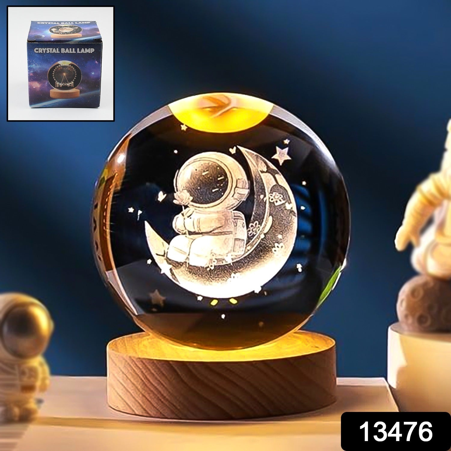 Astronaut Ball Night Light Lamp Decorative Lamp For Living Room Decor (1 Pc) - Shivani Jaswal Astronaut Ball Night Light Lamp Decorative Lamp For Living Room Decor (1 Pc)