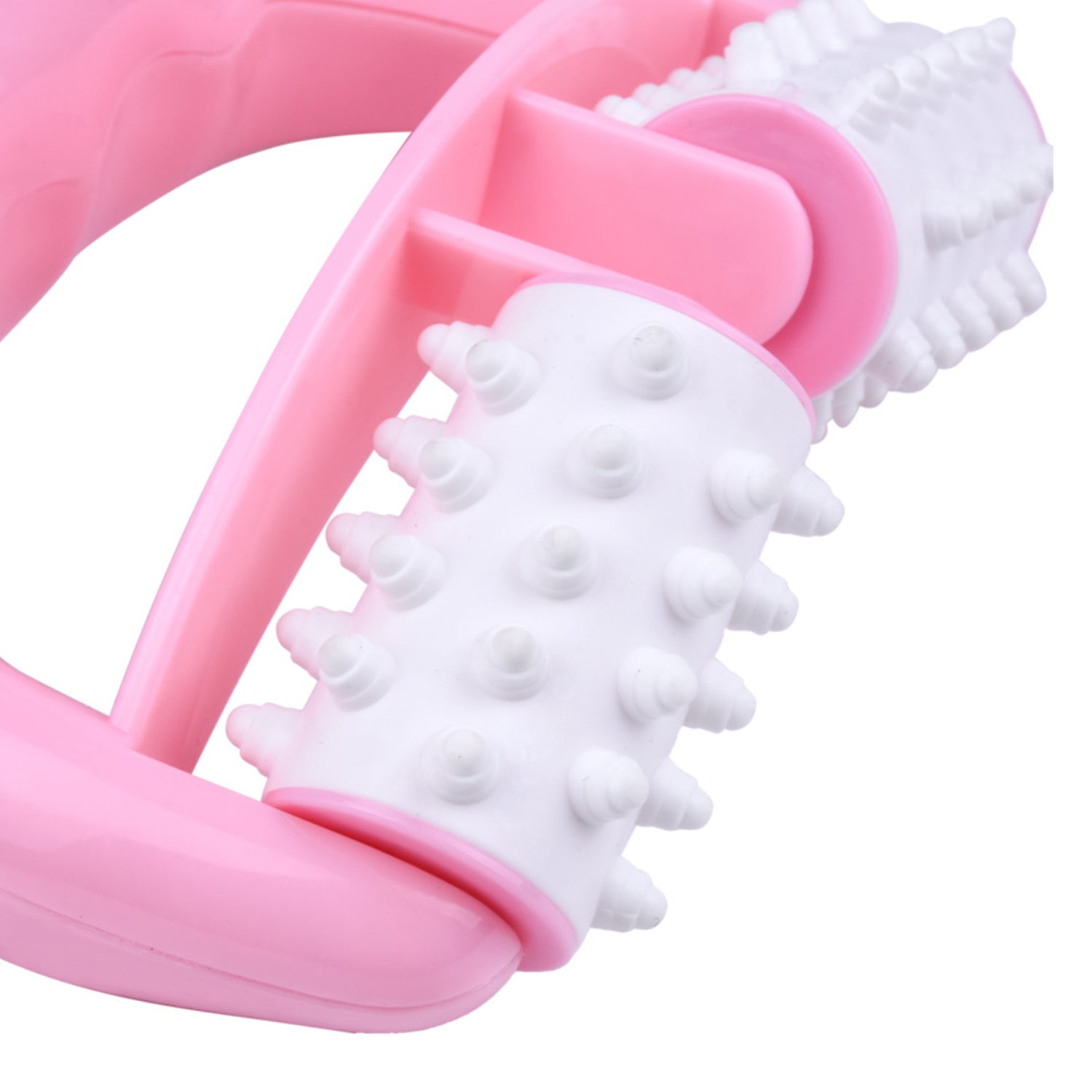Plastic Massage Roller - 2-Roller Manual Design for Cellulite & Muscle Pain Relief - Shivani Jaswal Plastic Massage Roller - 2-Roller Manual Design for Cellulite & Muscle Pain Relief