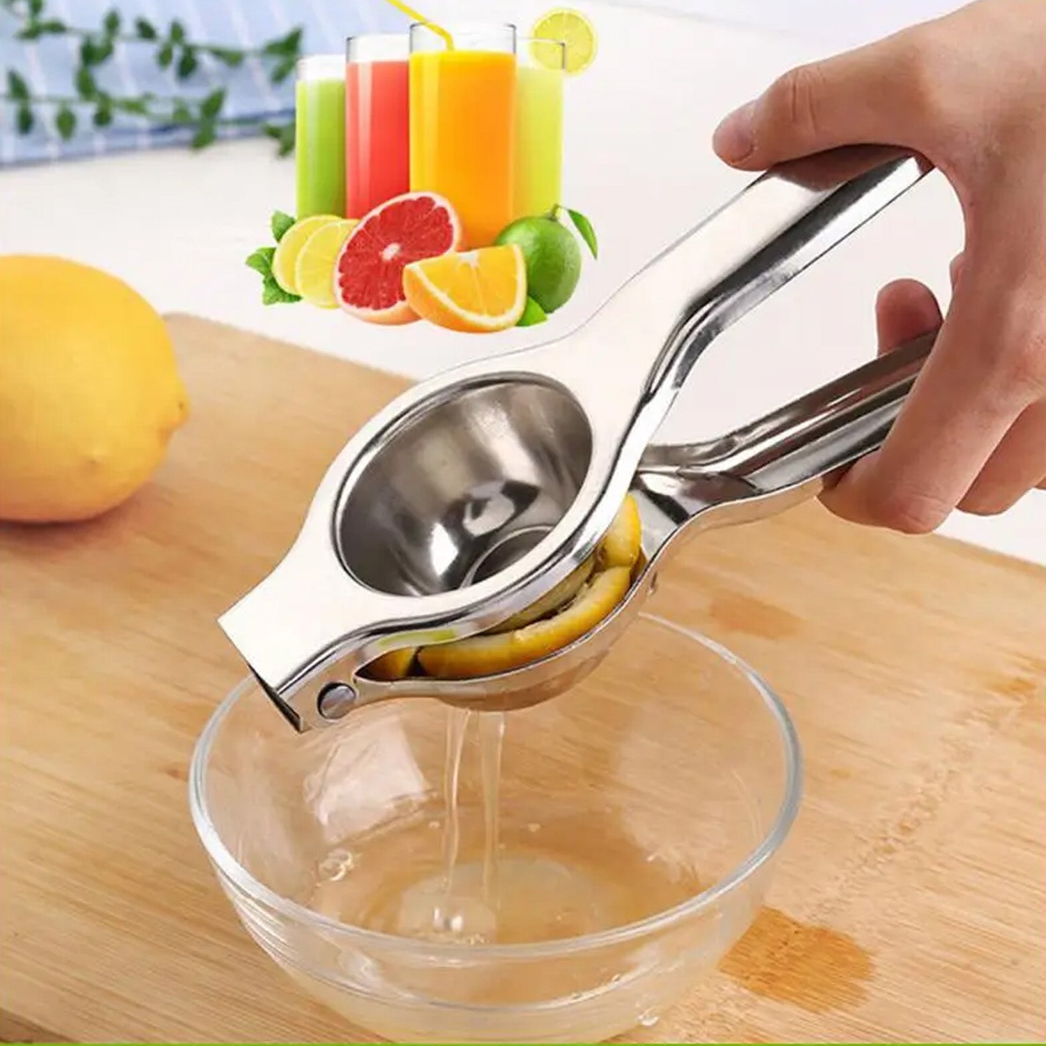 Lemon Squeezer Steel Polish - Shivani Jaswal Lemon Squeezer Steel Polish