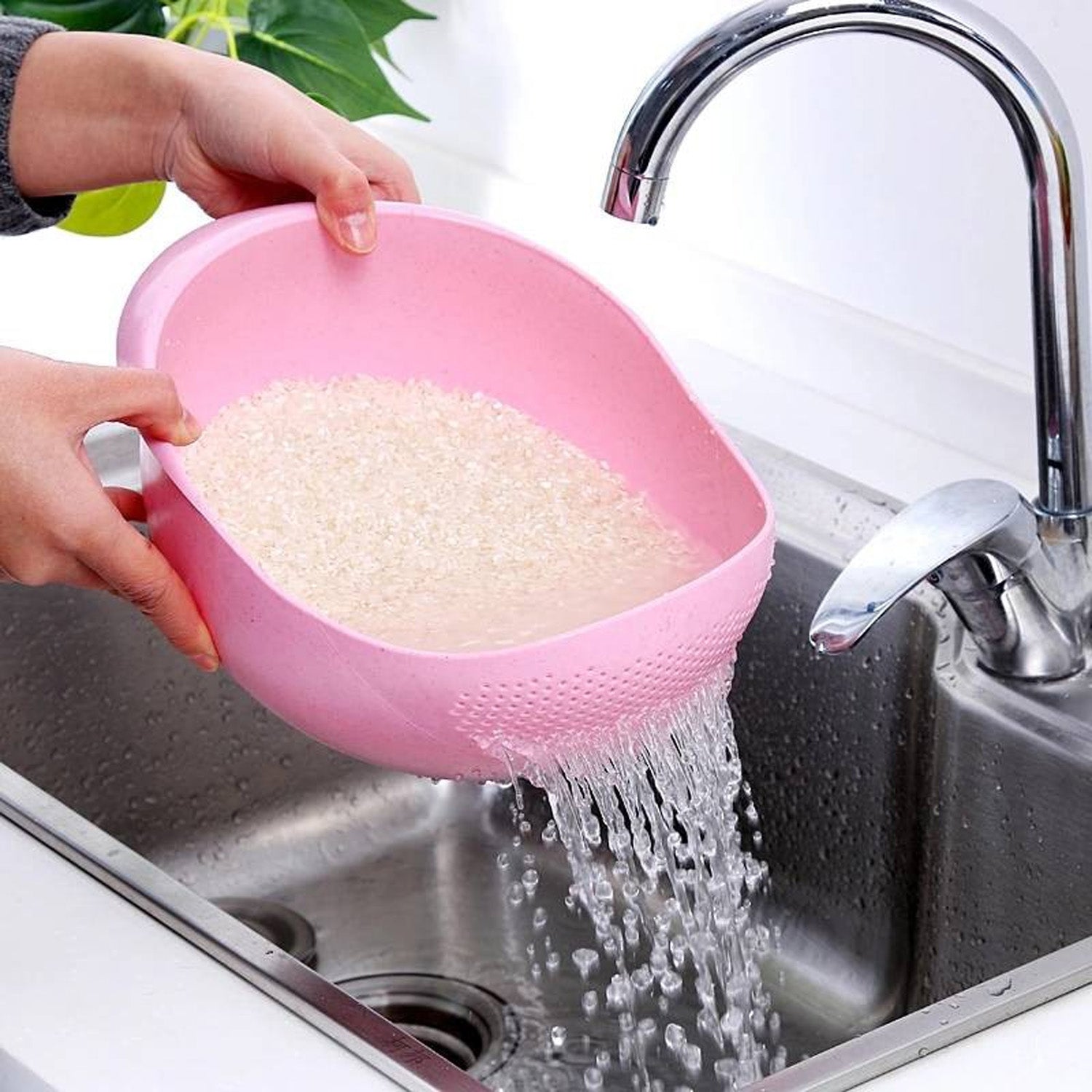 Multipurpose High Quality Washing Bowl for Rice (1 Pc) - Shivani Jaswal Multipurpose High Quality Washing Bowl for Rice (1 Pc)