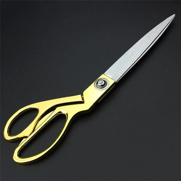 Stainless Steel Tailoring Scissor Sharp Cloth Cutting for Professionals (Golden) - Shivani Jaswal Stainless Steel Tailoring Scissor Sharp Cloth Cutting for Professionals (Golden)