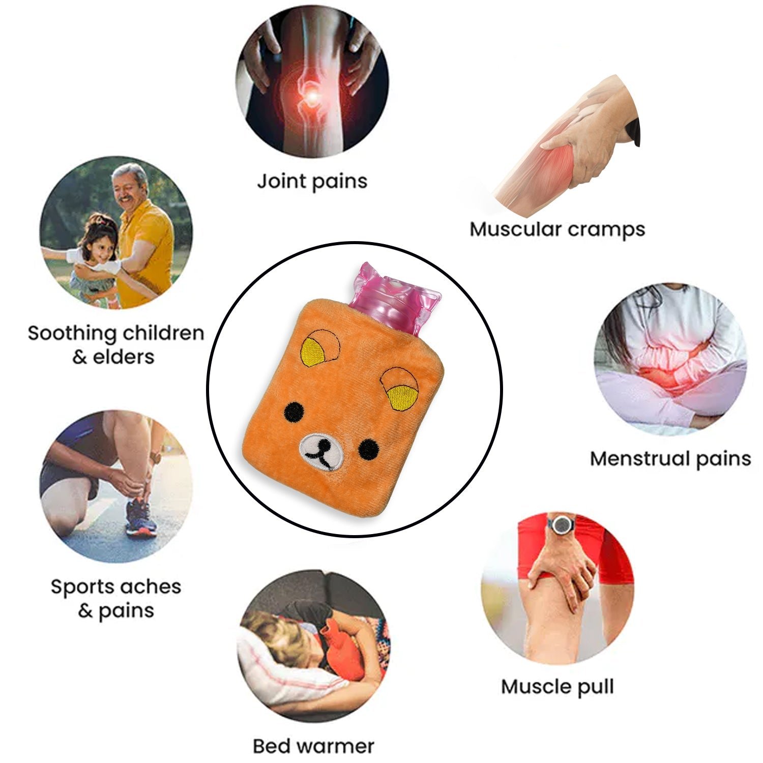 Warm Hug from a Panda: Orange Panda Hot Water Bottle for Pain Relief - Shivani Jaswal Warm Hug from a Panda: Orange Panda Hot Water Bottle for Pain Relief