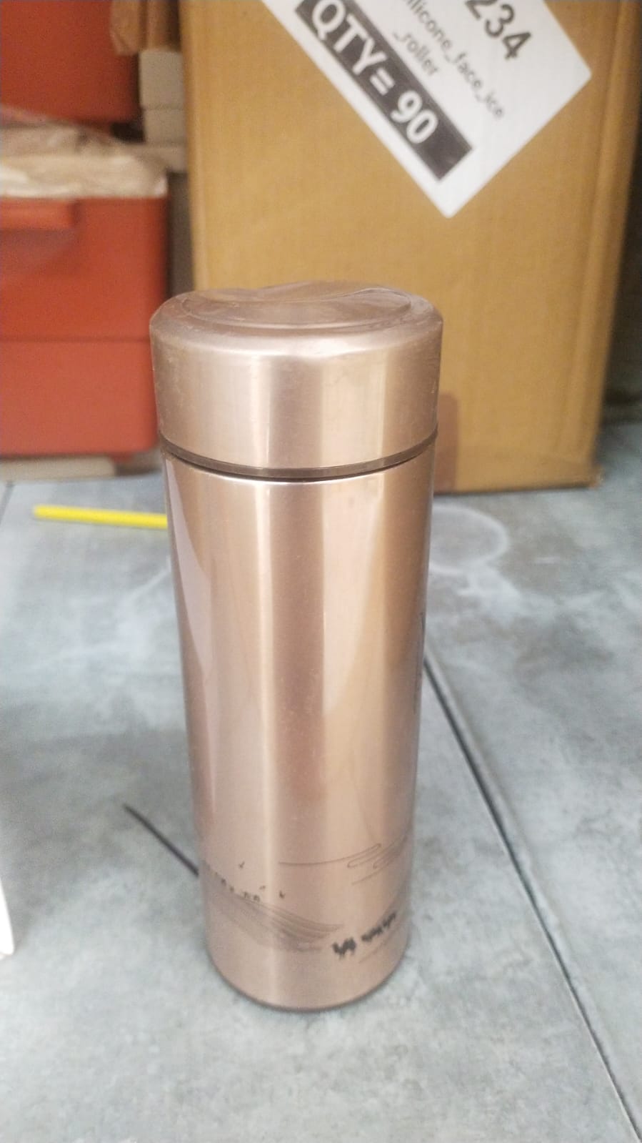 Vacuum Bottle, Double Wall Vacuum Mug, Stainless Steel water Bottle (350 ML Approx) - Shivani Jaswal Vacuum Bottle, Double Wall Vacuum Mug, Stainless Steel water Bottle (350 ML Approx)
