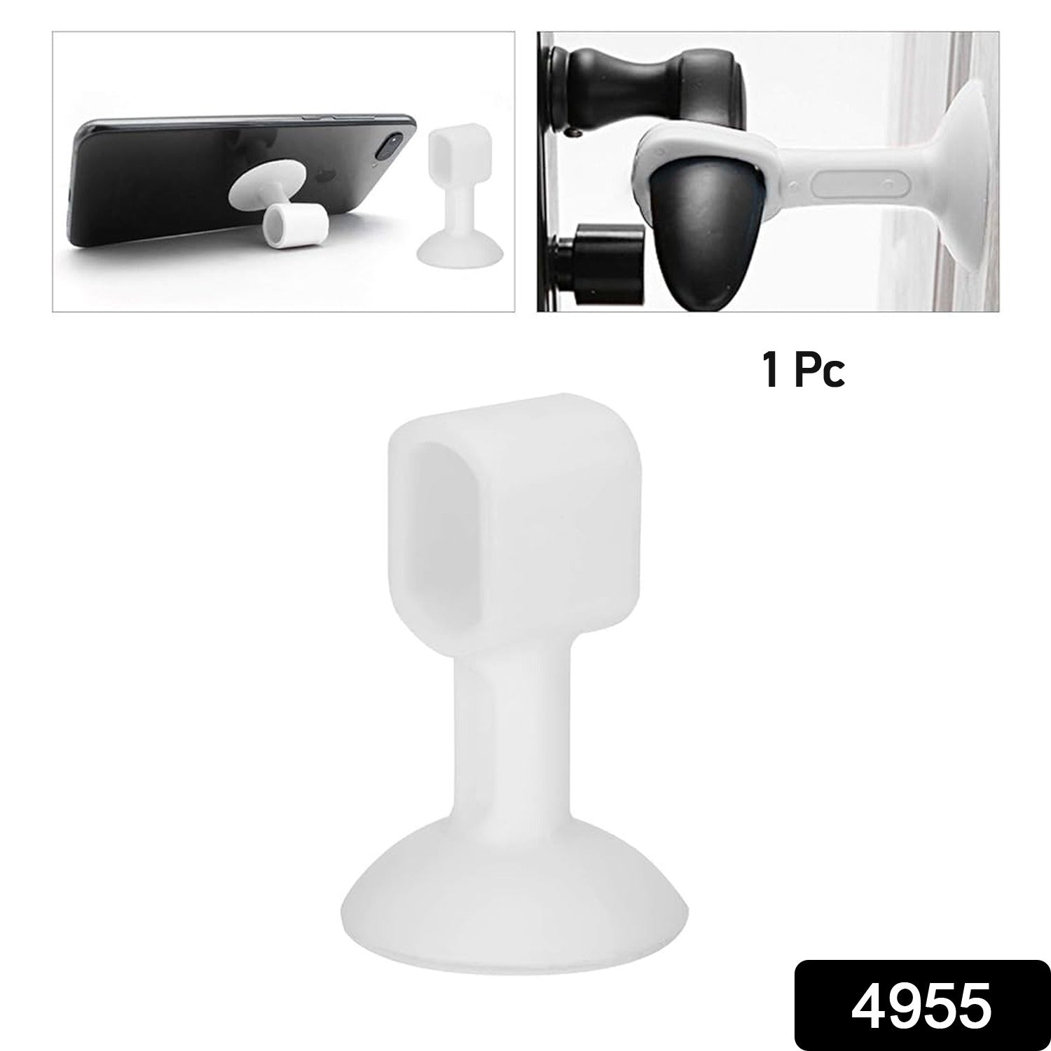 Self-Sucking Silicone Door Stopper (1 Pc / Mix Color) - Shivani Jaswal Self-Sucking Silicone Door Stopper (1 Pc / Mix Color)