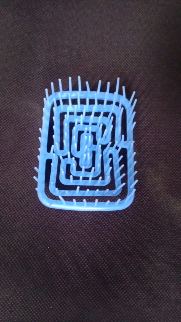 Shampoo Brush, Manual Scalp Massager Skeleton Combs (1 Pc) - Shivani Jaswal Shampoo Brush, Manual Scalp Massager Skeleton Combs (1 Pc)