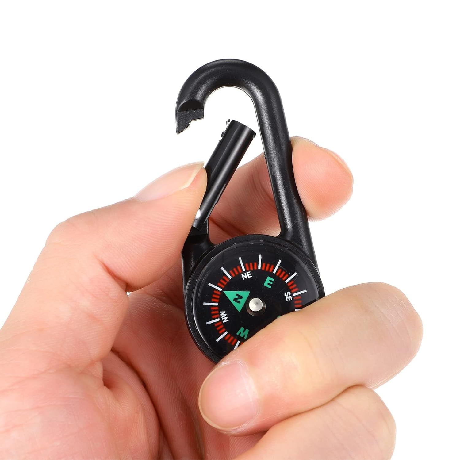 Clip Snap Hook Mini Compass (1 Pc / Mix Design) - Shivani Jaswal Clip Snap Hook Mini Compass (1 Pc / Mix Design)