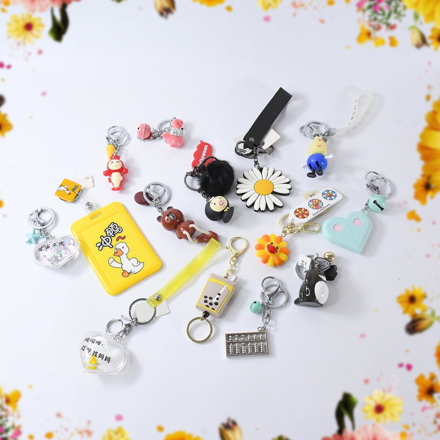Mix Design & Size Keychain - Durable & Stylish Accessory (1 Pc / Mix Color) - Shivani Jaswal Mix Design & Size Keychain - Durable & Stylish Accessory (1 Pc / Mix Color)
