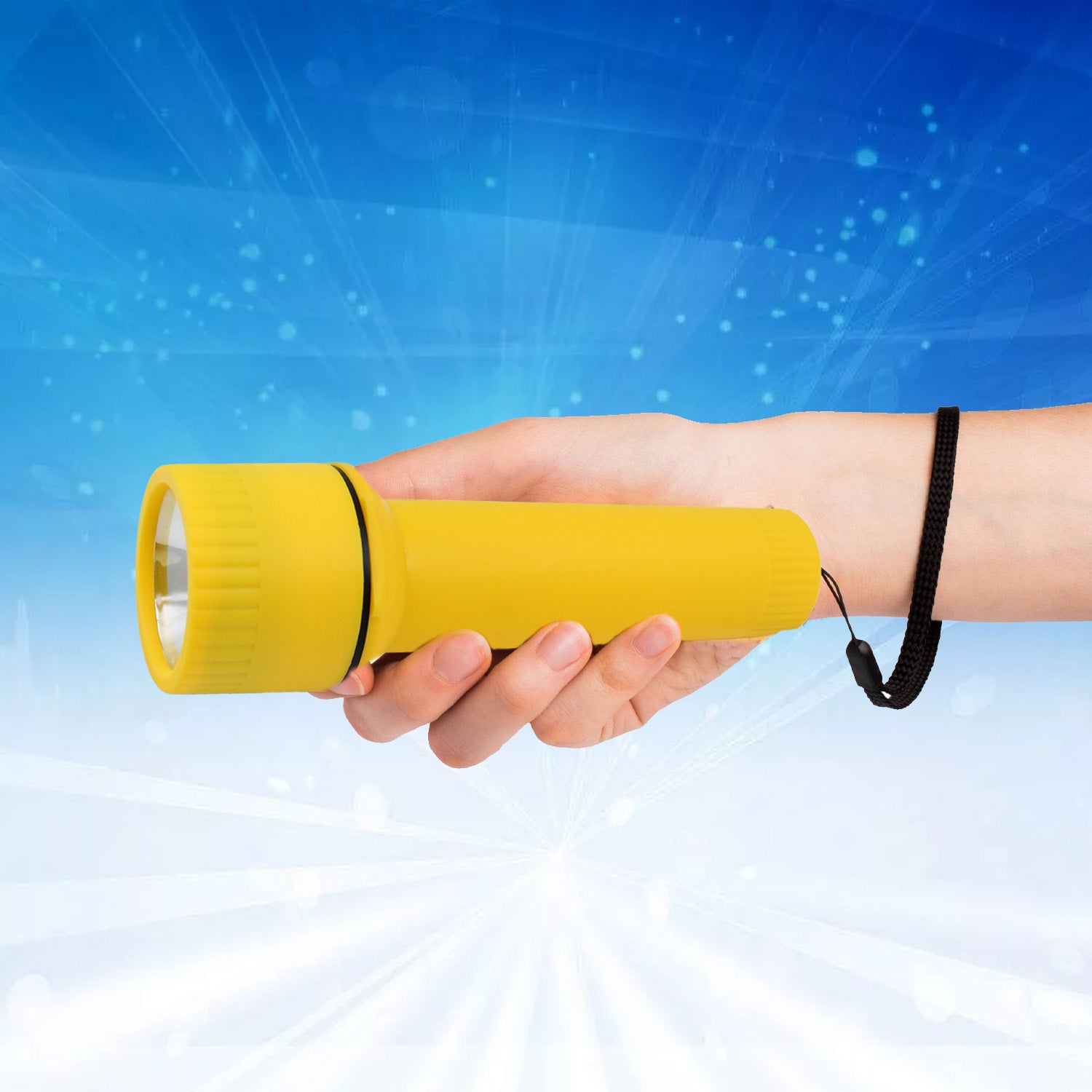 Big LED Flashlights / Torch Light, Battery operated (1 Pc / Battery not included) - Shivani Jaswal Big LED Flashlights / Torch Light, Battery operated (1 Pc / Battery not included)