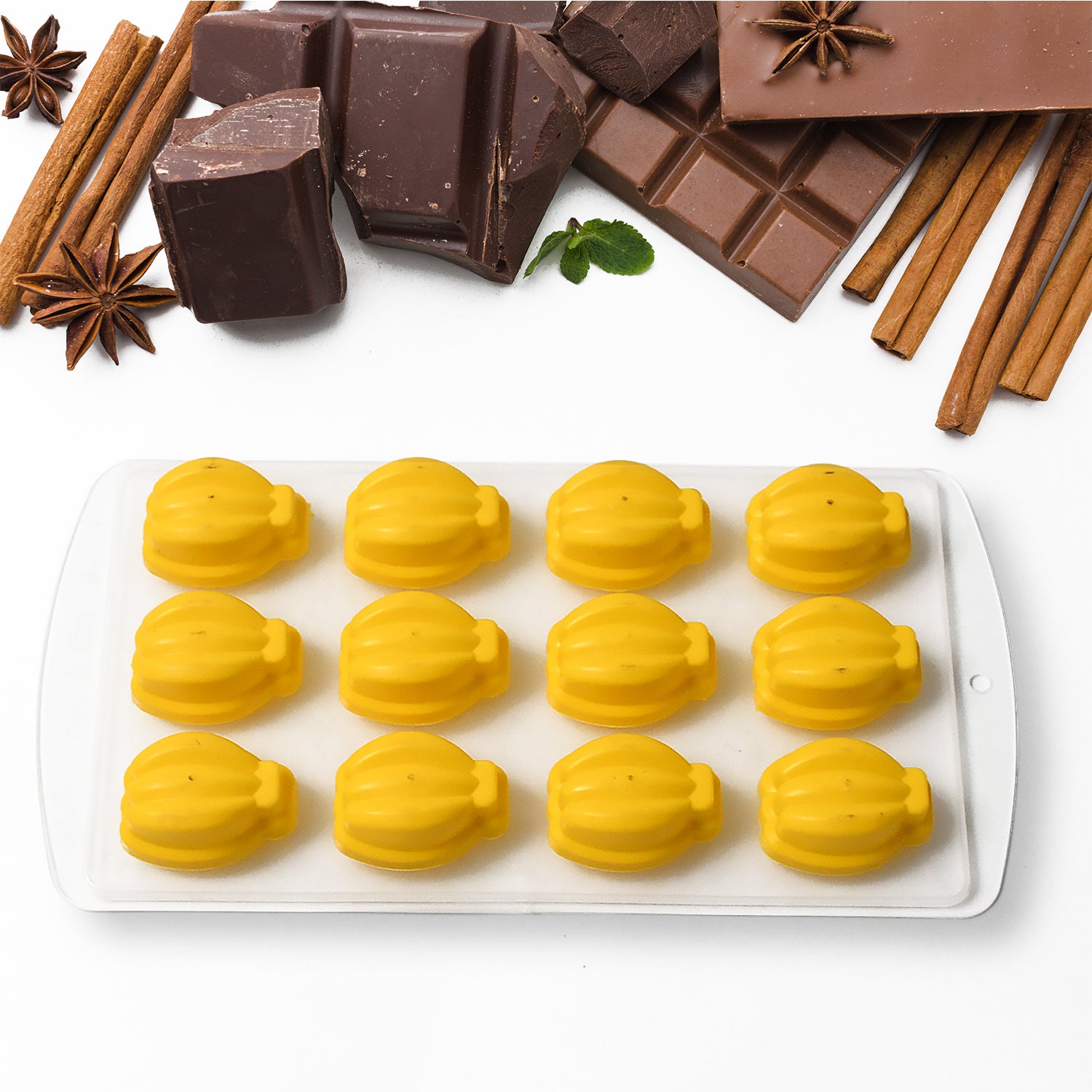 Silicone Fruit-Shaped Ice Cube Tray - Creative Multi-Design Freezer Mold (1 Pc) - Shivani Jaswal Silicone Fruit-Shaped Ice Cube Tray - Creative Multi-Design Freezer Mold (1 Pc)
