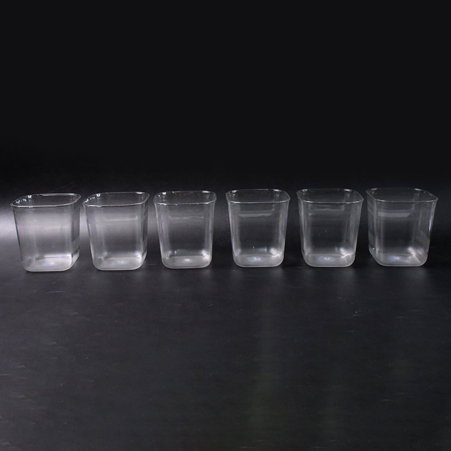 6pc Transparent Diamond Medium Serving Glass Set, Glass Set for Water, Juice etc - Shivani Jaswal 6pc Transparent Diamond Medium Serving Glass Set, Glass Set for Water, Juice etc