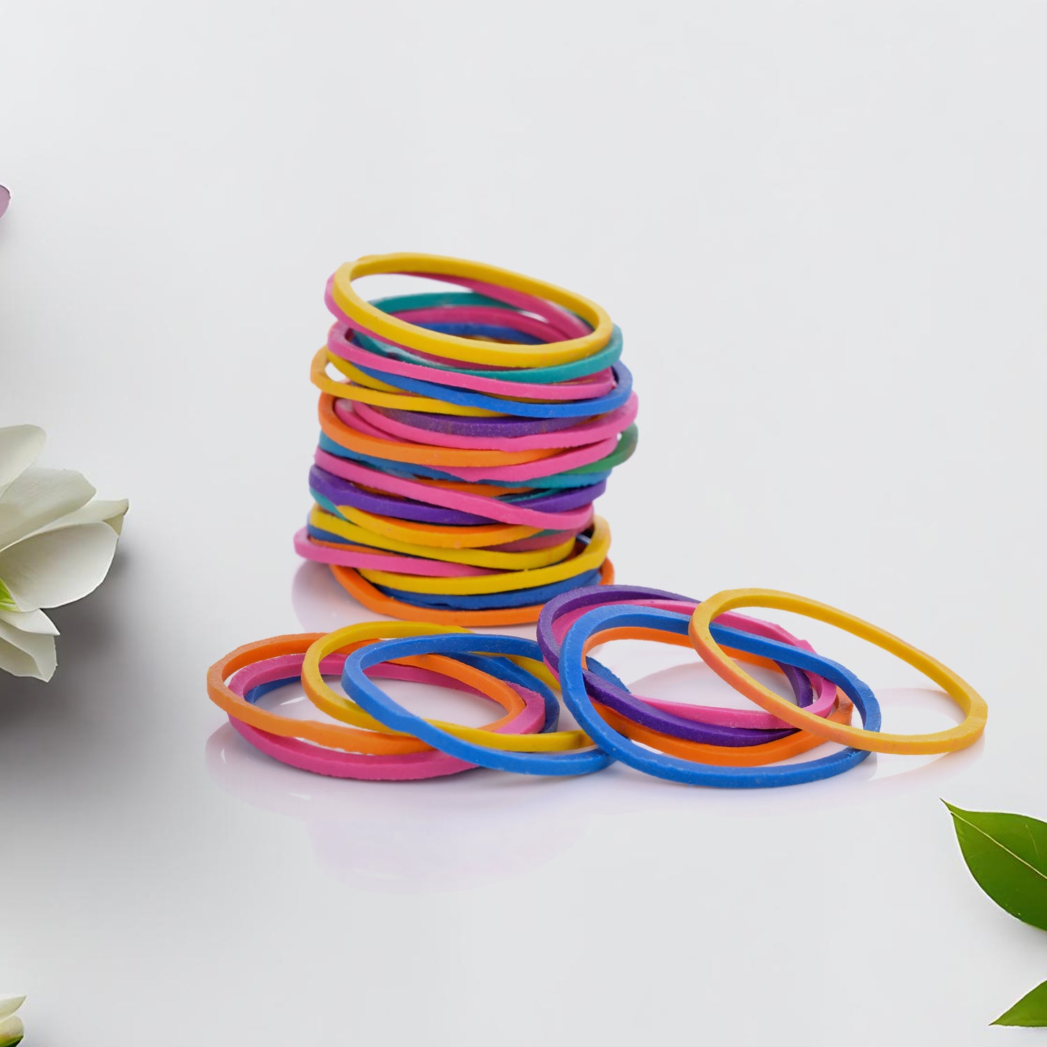 2-Inch Unbreakable Nylon Rubber Bands – Reusable Multicolor for Office, Home & School (50GM), Hair accessories - Shivani Jaswal 2-Inch Unbreakable Nylon Rubber Bands – Reusable Multicolor for Office, Home & School (50GM), Hair accessories