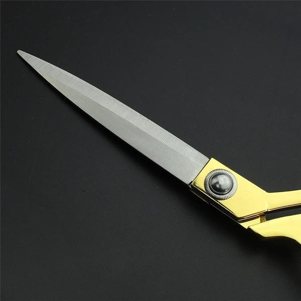 Stainless Steel Tailoring Scissor Sharp Cloth Cutting for Professionals (Golden) - Shivani Jaswal Stainless Steel Tailoring Scissor Sharp Cloth Cutting for Professionals (Golden)