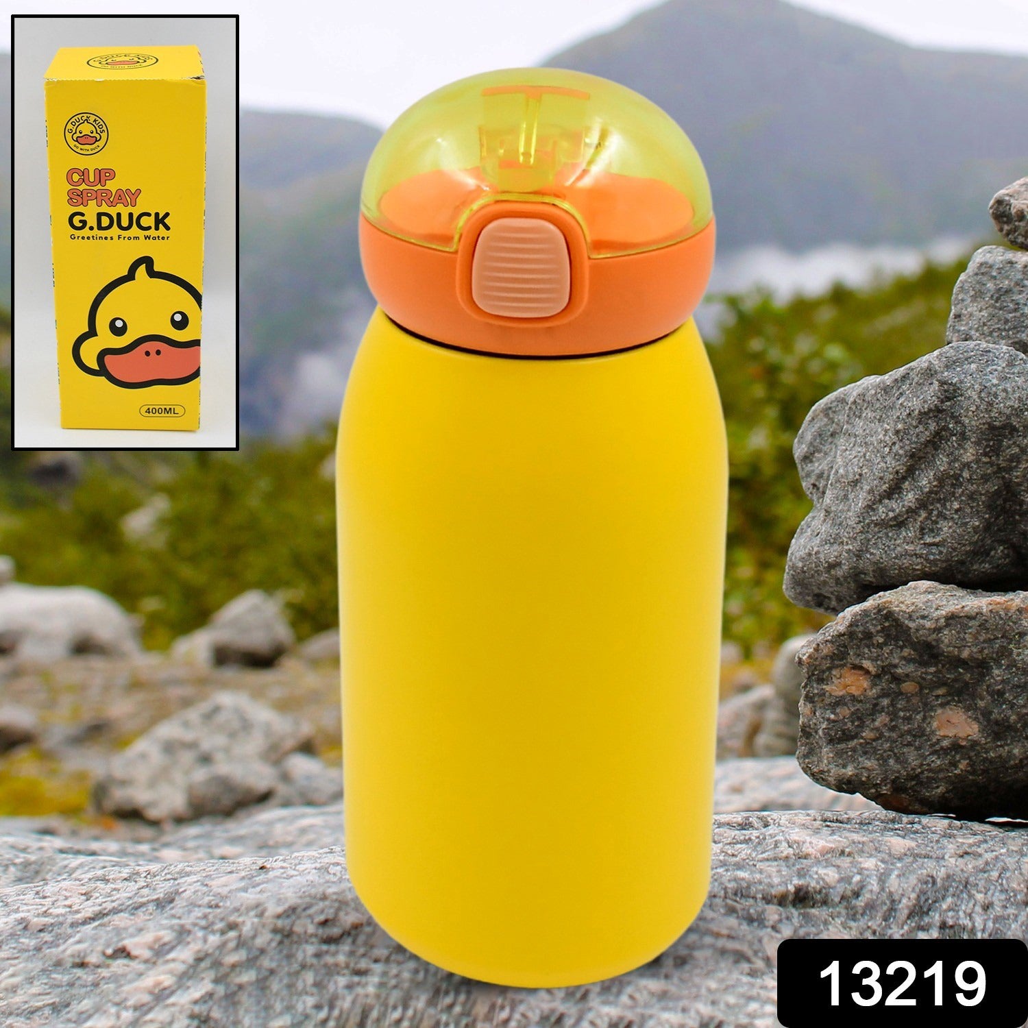 Duck Stainless Steel Water Bottle (1 Pc / Mix Design) - Shivani Jaswal Duck Stainless Steel Water Bottle (1 Pc / Mix Design)