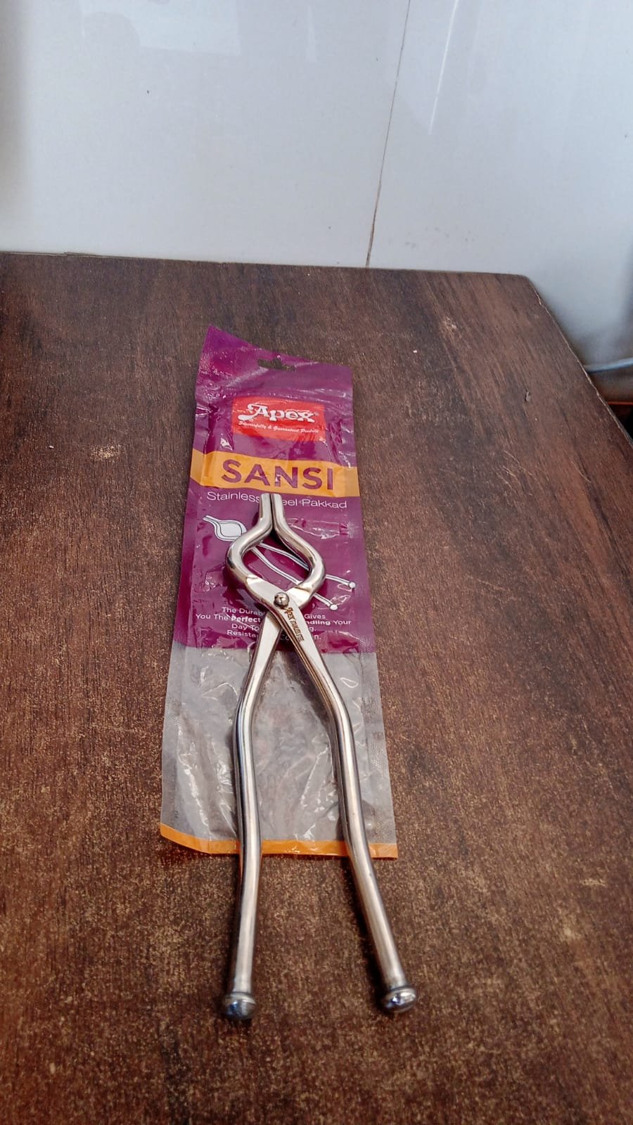 Apex Full Round Sansi – Heavy-Duty Stainless Steel Pakkad | Strong Grip (1 Pc) - Shivani Jaswal Apex Full Round Sansi – Heavy-Duty Stainless Steel Pakkad | Strong Grip (1 Pc)