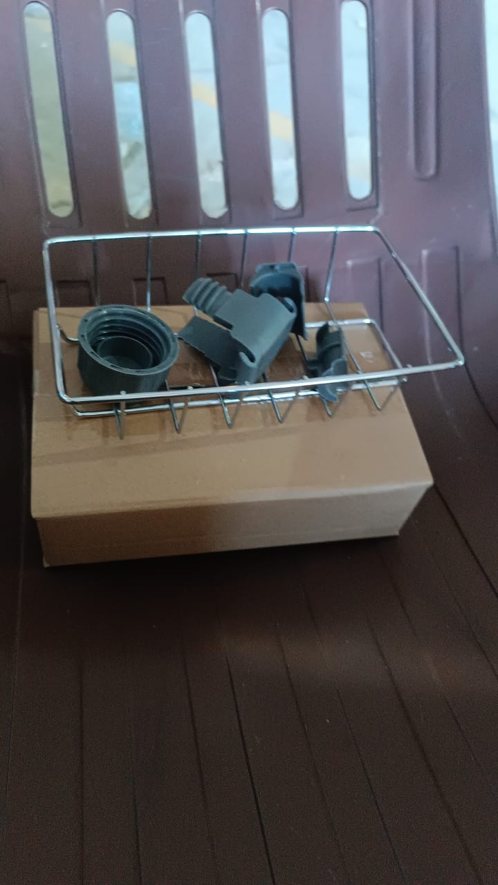 Soap, Sponge Holder, Stainless Steel Sink, Caddy Organizer (1 Pc) - Shivani Jaswal Soap, Sponge Holder, Stainless Steel Sink, Caddy Organizer (1 Pc)
