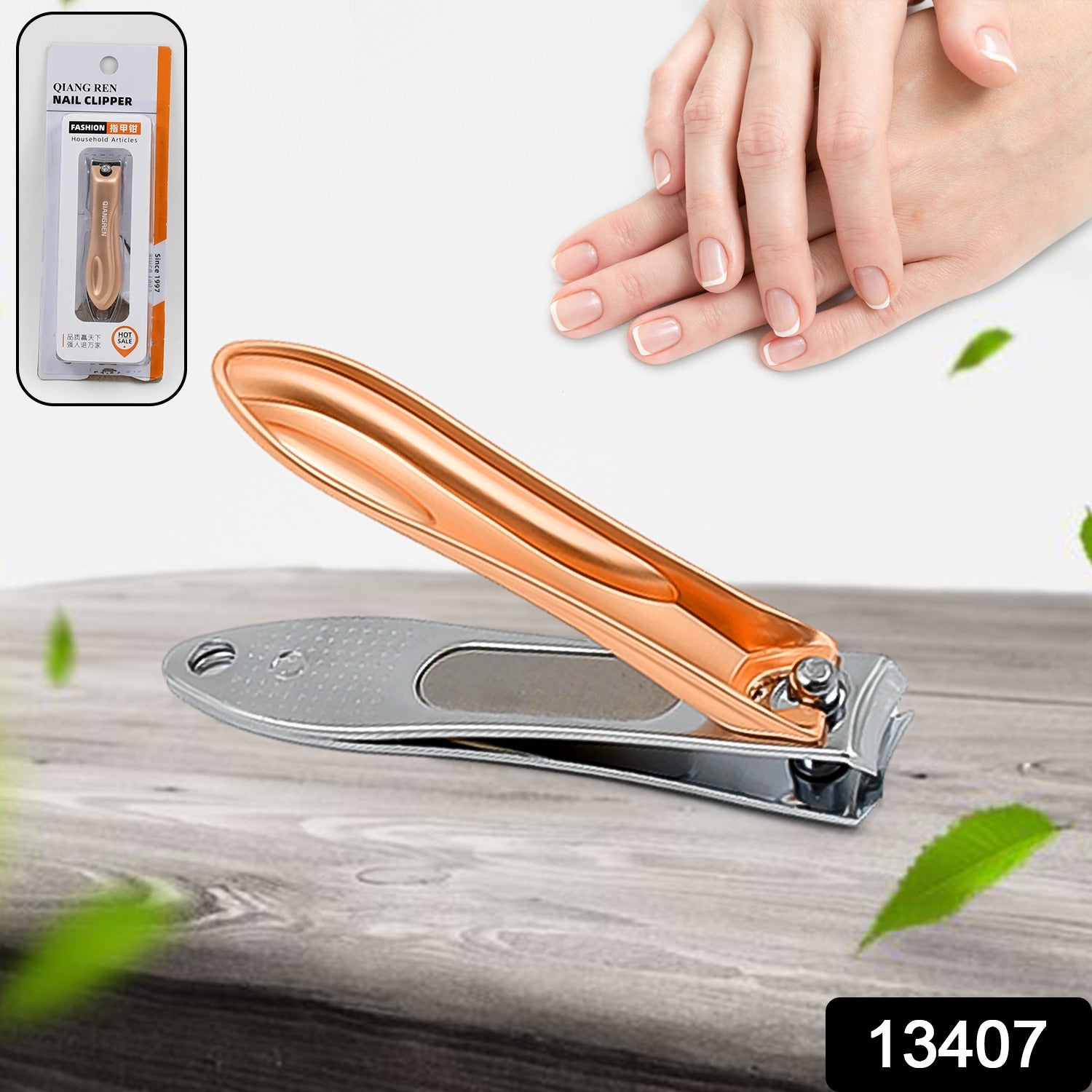 Stainless Steel Folding Portable Large Nail Clippers with Nail File (1 Pc) - Shivani Jaswal Stainless Steel Folding Portable Large Nail Clippers with Nail File (1 Pc)