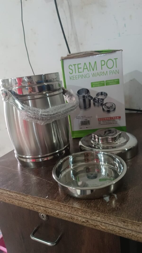 Stainless Steel Lunch Box, Insulated Lunch Box Double Vacuumâ€‘Layer (2.2 Ltr.)