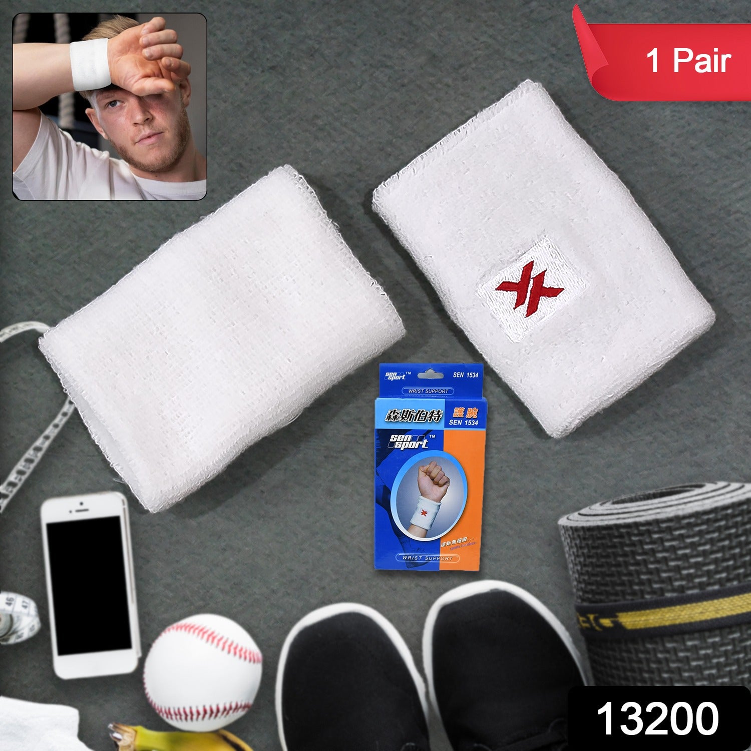 Wrist Support Band, Sleeve, Arthritis Pain Relief (1 Pair) - Shivani Jaswal Wrist Support Band, Sleeve, Arthritis Pain Relief (1 Pair)