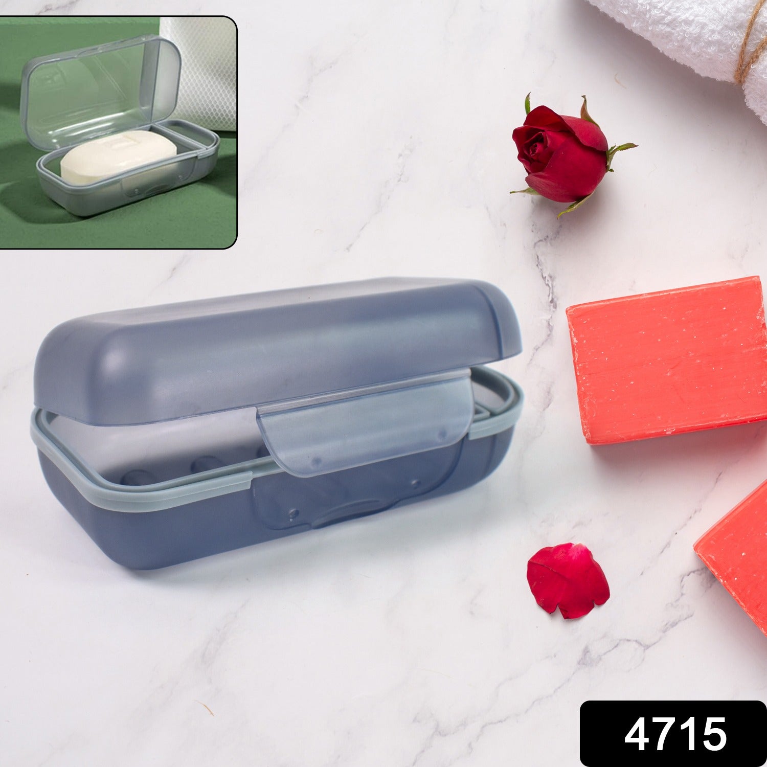 Travel Soap Container, Soap Travel Case with Lid (1 Pc) - Shivani Jaswal Travel Soap Container, Soap Travel Case with Lid (1 Pc)