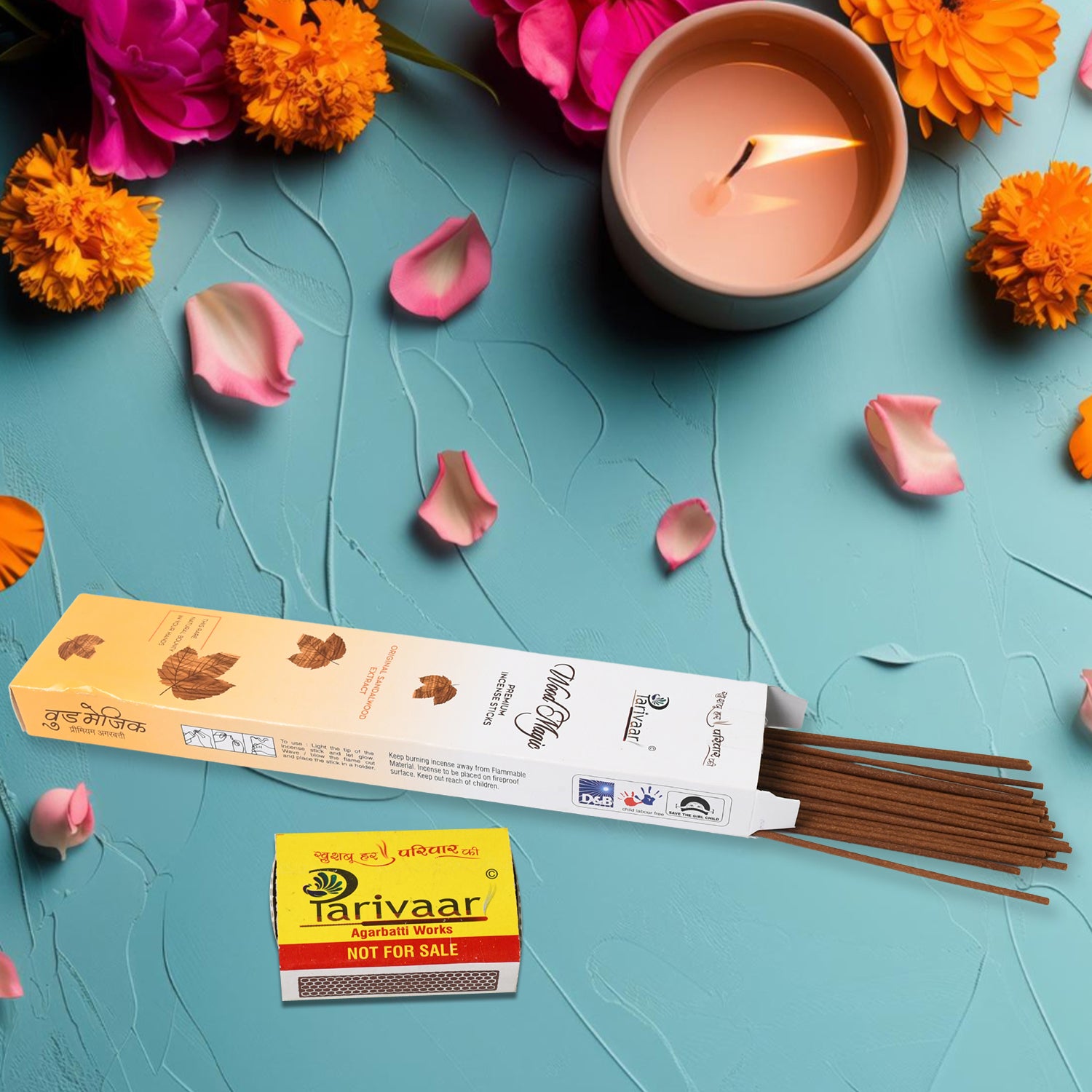 Mix Flavour Incense Sticks / Agarbatti (90 GM With Machis / Mix 1 Packet) - Shivani Jaswal Mix Flavour Incense Sticks / Agarbatti (90 GM With Machis / Mix 1 Packet)