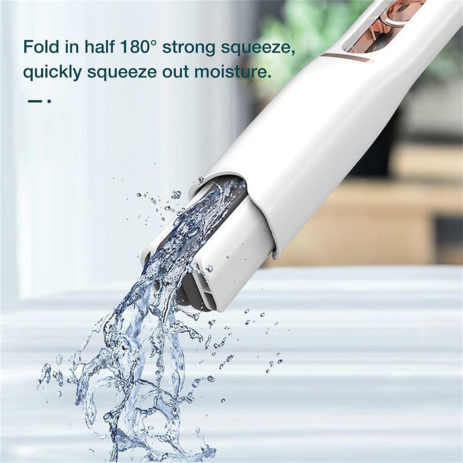 Portable Self-Squeeze Mini Mop – Strong Absorbent Mop for Bathroom & Kitchen - Shivani Jaswal Portable Self-Squeeze Mini Mop – Strong Absorbent Mop for Bathroom & Kitchen