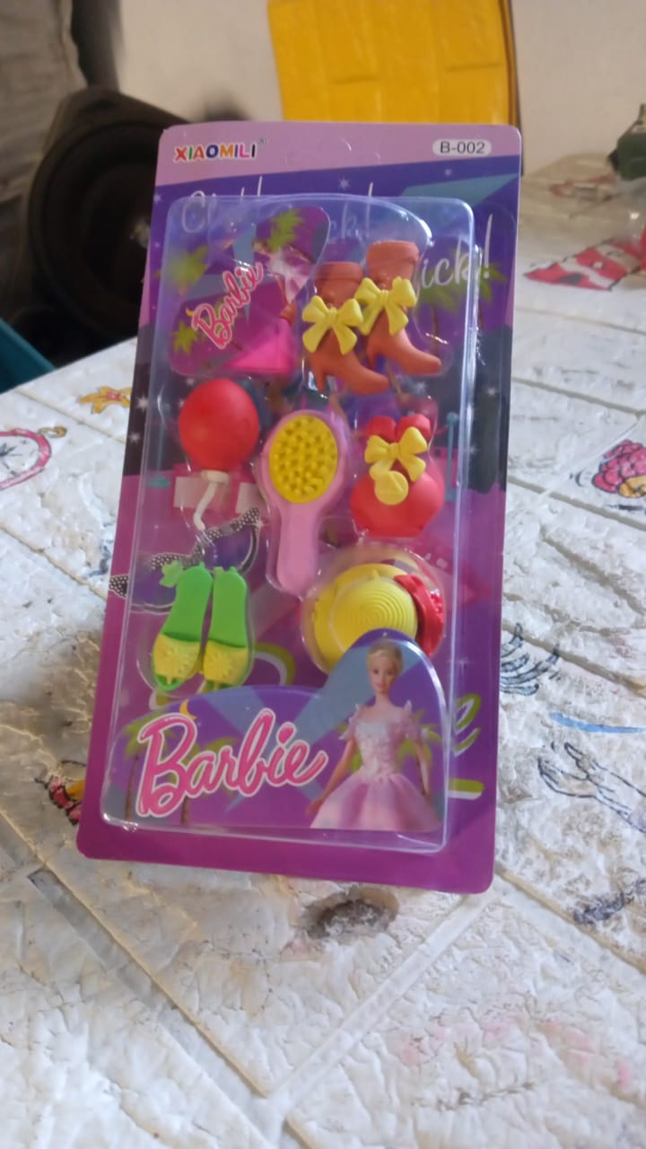 Fancy & Stylish Mini Erasers for Kids (9 Pc Set) - Fun Designs, Party Favors - Shivani Jaswal Fancy & Stylish Mini Erasers for Kids (9 Pc Set) - Fun Designs, Party Favors