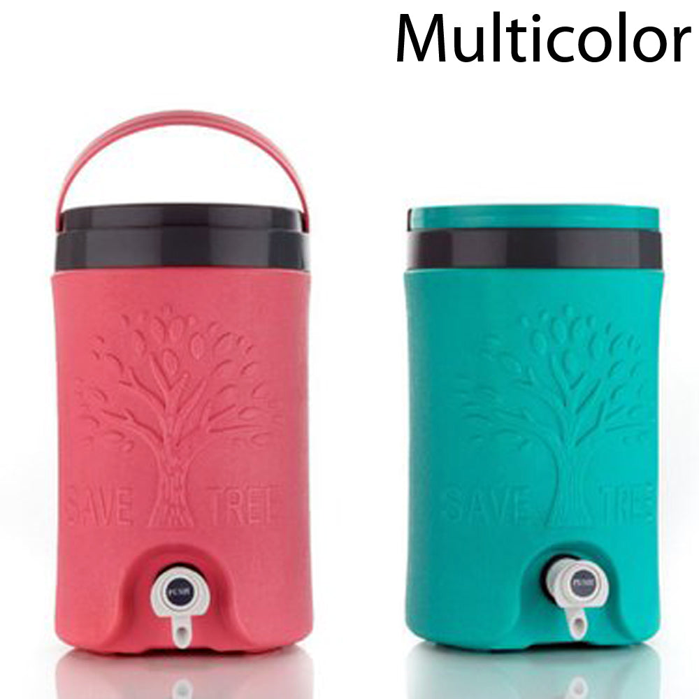 Multicolored 5L Water Rover Jug: Insulated Plastic Jug with Sturdy Handle - Shivani Jaswal Multicolored 5L Water Rover Jug: Insulated Plastic Jug with Sturdy Handle