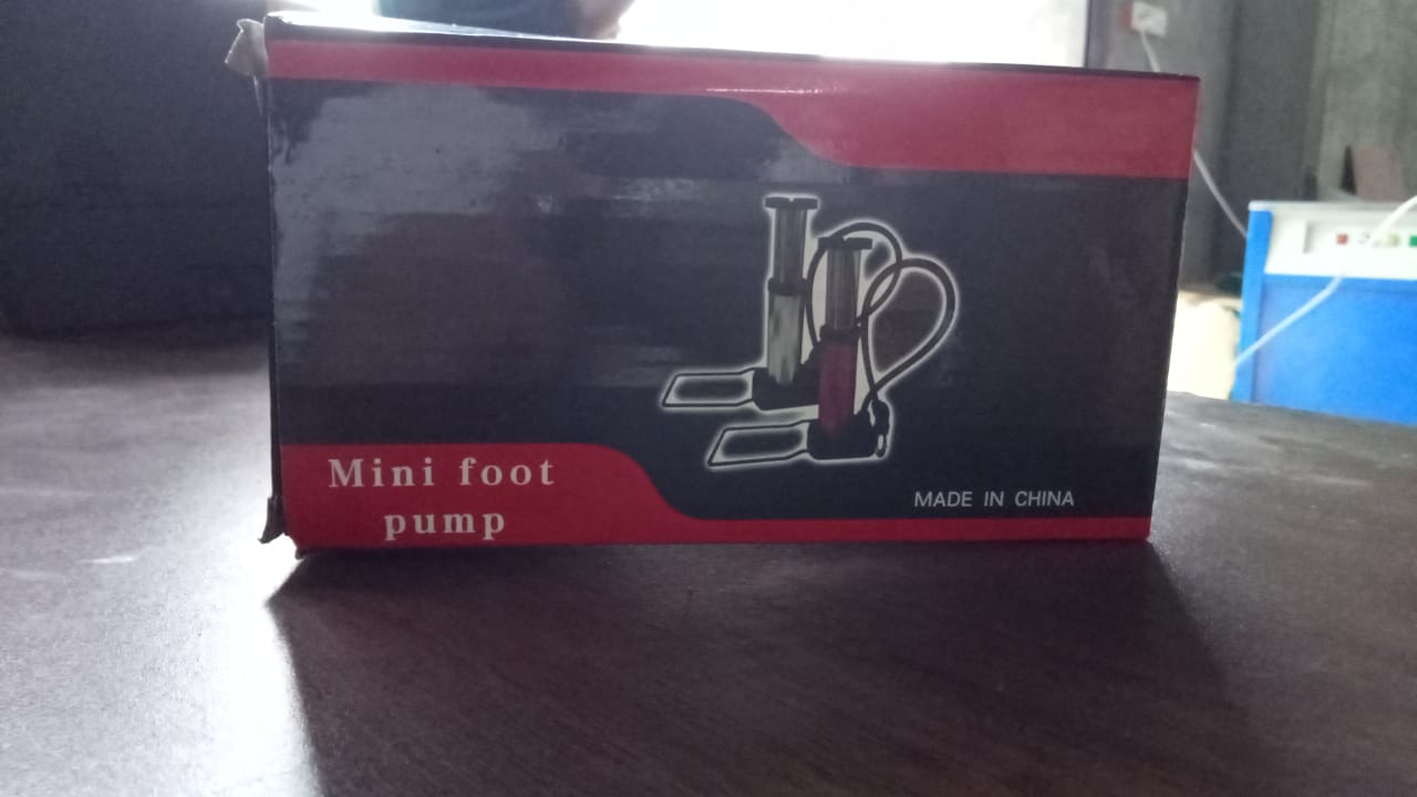 Portable Mini Foot Pump for Bicycle, Bike, and Car - Shivani Jaswal Portable Mini Foot Pump for Bicycle, Bike, and Car