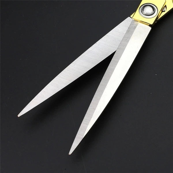 Stainless Steel Tailoring Scissor Sharp Cloth Cutting for Professionals (Golden) - Shivani Jaswal Stainless Steel Tailoring Scissor Sharp Cloth Cutting for Professionals (Golden)