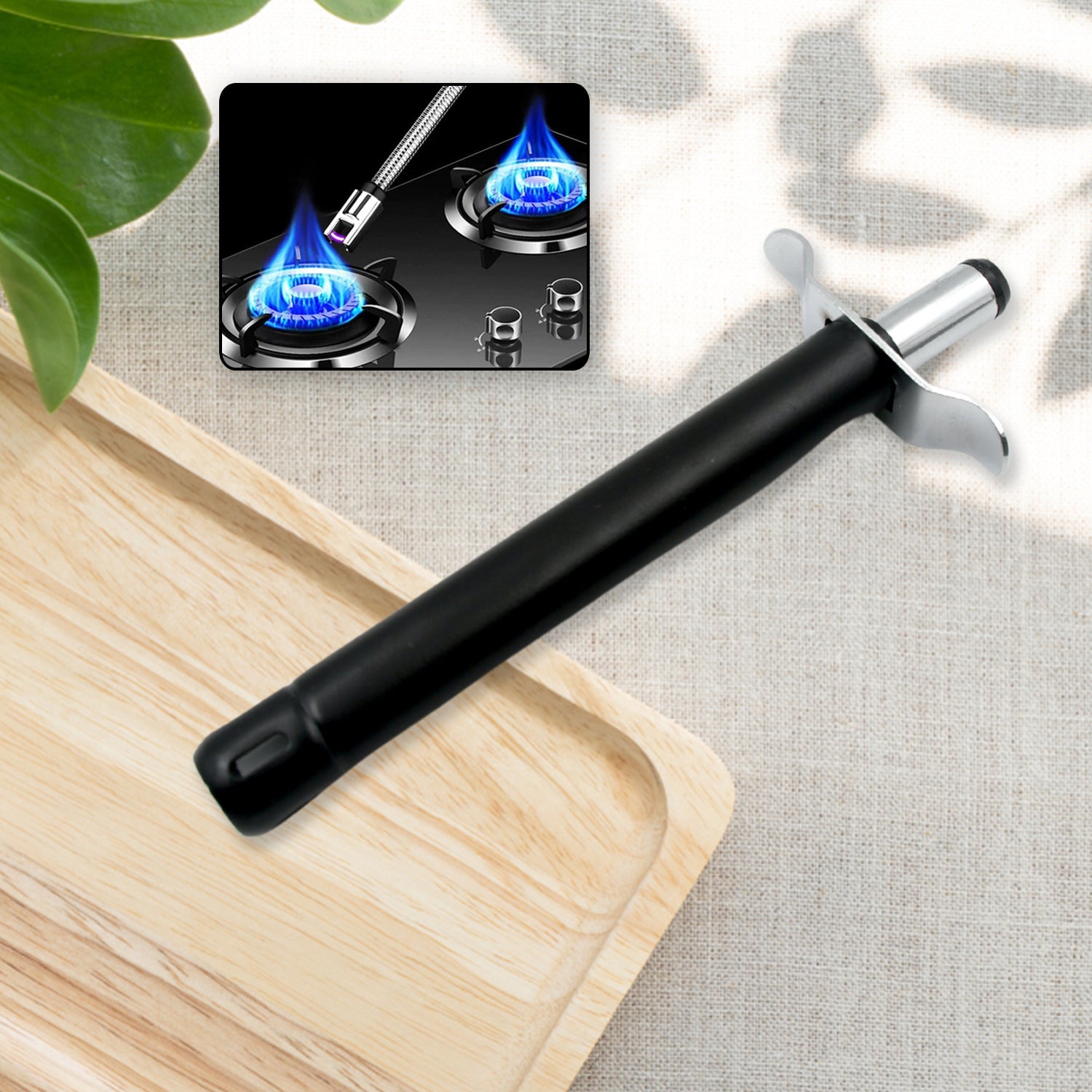 Stainless Steel Gas Lighter for Kitchen Gas Stove, Long Lasting, Unbreakable Lighters for Gas Stoves, Restaurants & Kitchen (1 Pc) - Shivani Jaswal Stainless Steel Gas Lighter for Kitchen Gas Stove, Long Lasting, Unbreakable Lighters for Gas Stoves, Restaurants & Kitchen (1 Pc)