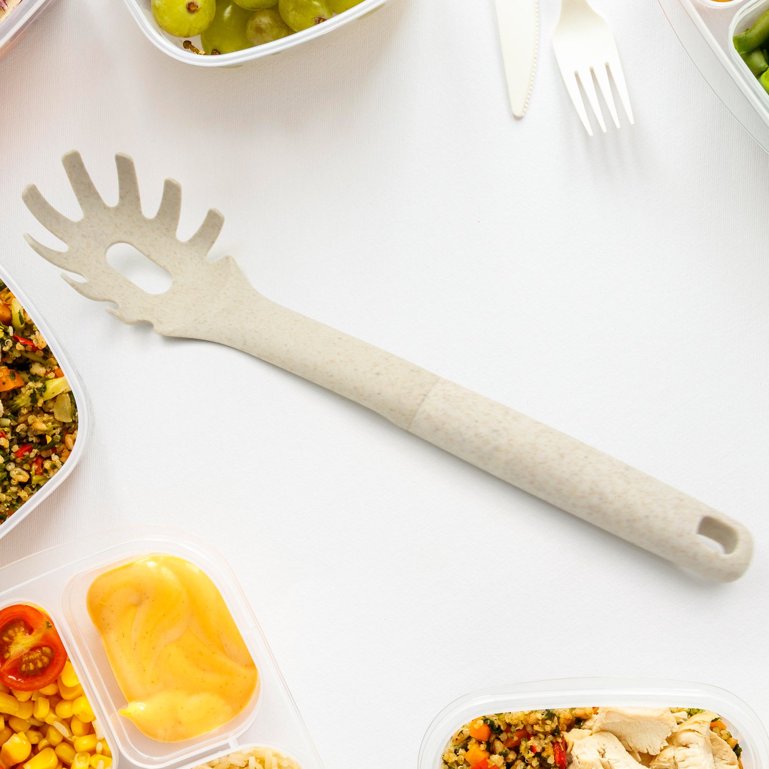 Plastic Kitchen Utensil - Heat-Resistant Non-Stick Whisk, Pasta & Soup Spoon (1 Pc ) - Shivani Jaswal Plastic Kitchen Utensil - Heat-Resistant Non-Stick Whisk, Pasta & Soup Spoon (1 Pc )