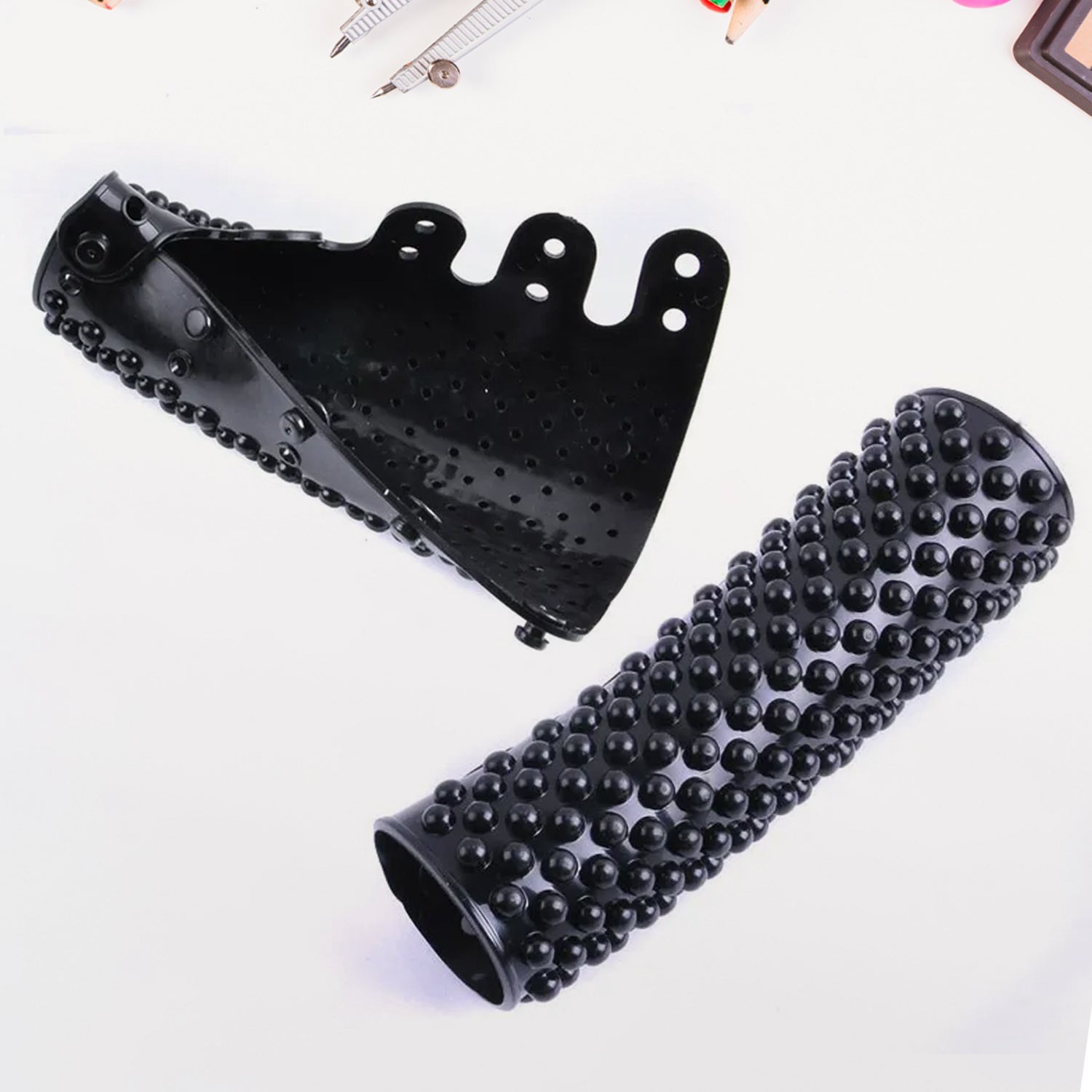 Silicon Car Massage Steering Cover High Quality Suitable For All Car (2 Pc Set) - Shivani Jaswal Silicon Car Massage Steering Cover High Quality Suitable For All Car (2 Pc Set)