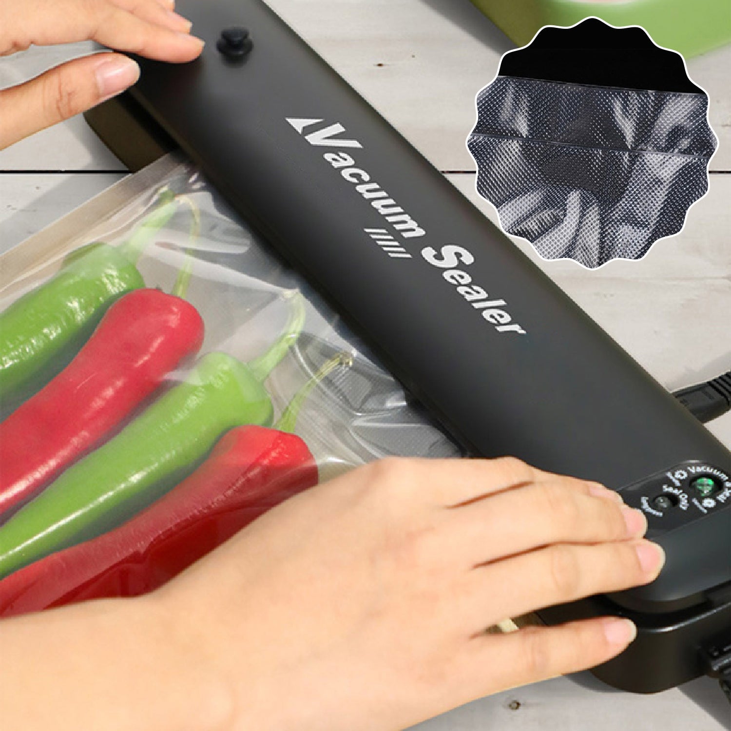 One-Touch Automatic Vacuum Sealing Machine for Dry And Moist Food - Shivani Jaswal One-Touch Automatic Vacuum Sealing Machine for Dry And Moist Food