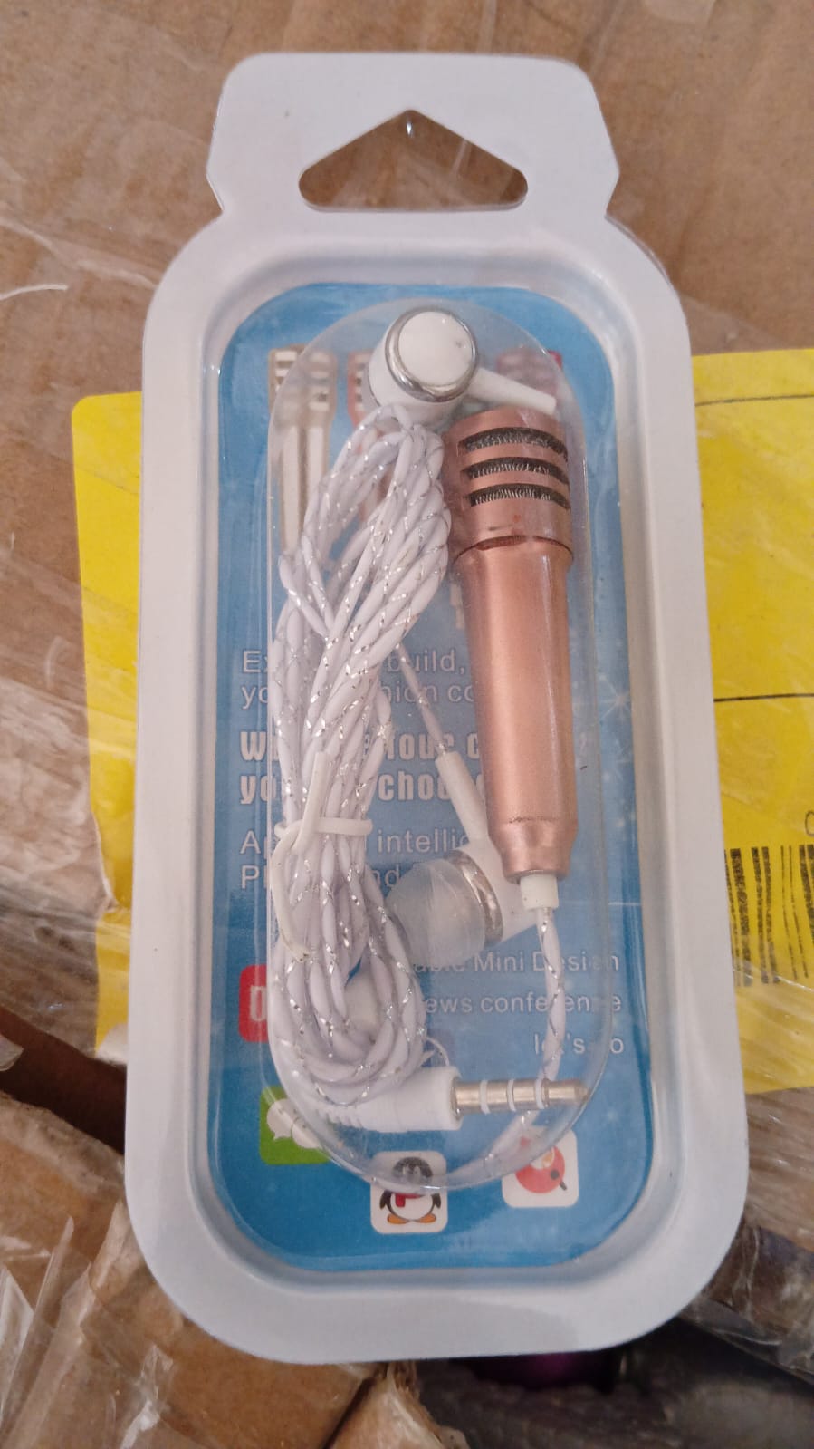 Mini Microphone Mic with Earphone for Voice Recording, Mike Mic Microphone with Handsfree for Mobile Computer, Headphone Handfree Earphone Usb Microphone Vocal Gift Miniature Children (1 Pc) - Shivani Jaswal Mini Microphone Mic with Earphone for Voice Recording, Mike Mic Microphone with Handsfree for Mobile Computer, Headphone Handfree Earphone Usb Microphone Vocal Gift Miniature Children (1 Pc)
