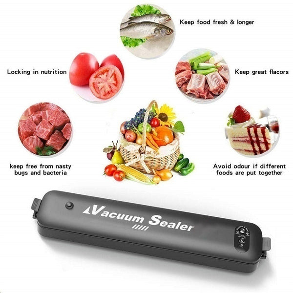 One-Touch Automatic Vacuum Sealing Machine for Dry And Moist Food - Shivani Jaswal One-Touch Automatic Vacuum Sealing Machine for Dry And Moist Food