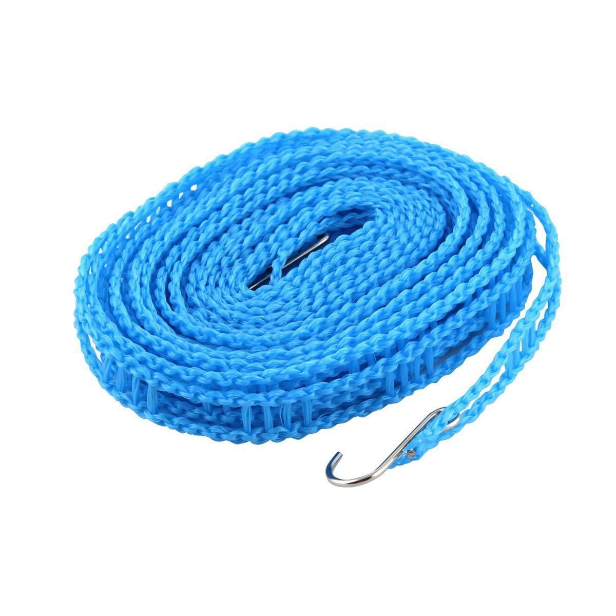 Clothesline Drying Nylon Rope with Hooks - Shivani Jaswal Clothesline Drying Nylon Rope with Hooks