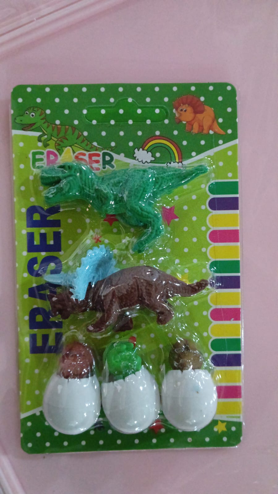 Dinosaur & Egg Shaped 3D Puzzle Erasers – Fun Mini Erasers for Kids (5 Pcs Set) - Shivani Jaswal Dinosaur & Egg Shaped 3D Puzzle Erasers – Fun Mini Erasers for Kids (5 Pcs Set)