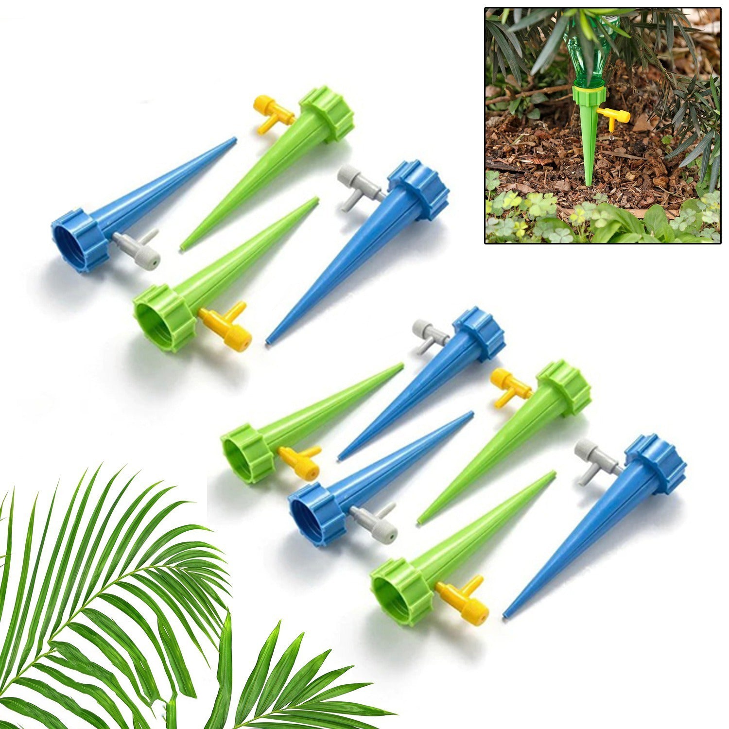 Adjustable Plant Watering Spikes with Slow Release Valve - Shivani Jaswal Adjustable Plant Watering Spikes with Slow Release Valve
